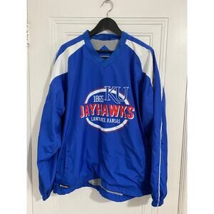 Kansas Jayhawks Windbreaker Men's Size Large